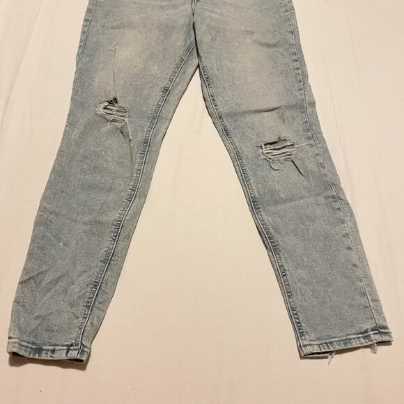 Gap High Rise Universal Leggings Distressed Jeans Womens Size 30 - Picture 6 of 16